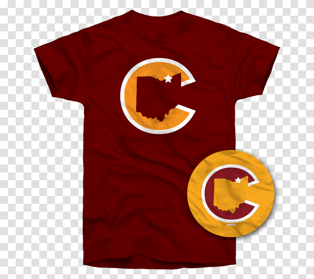 Cavs C Logo Tee Emblem, Apparel, T-Shirt Transparent Png
