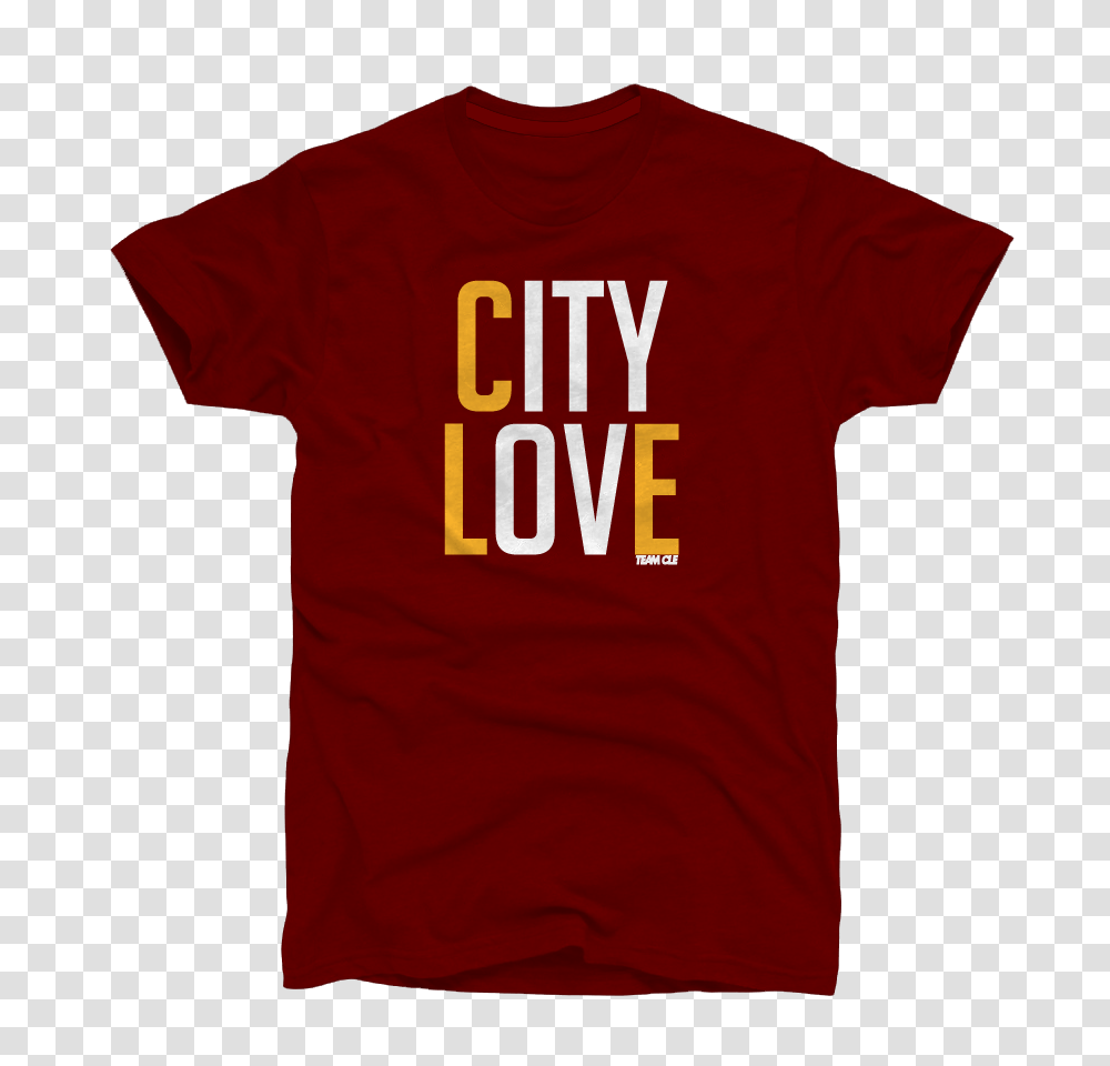 Cavs City Love Team Cle, Apparel, T-Shirt, Maroon Transparent Png