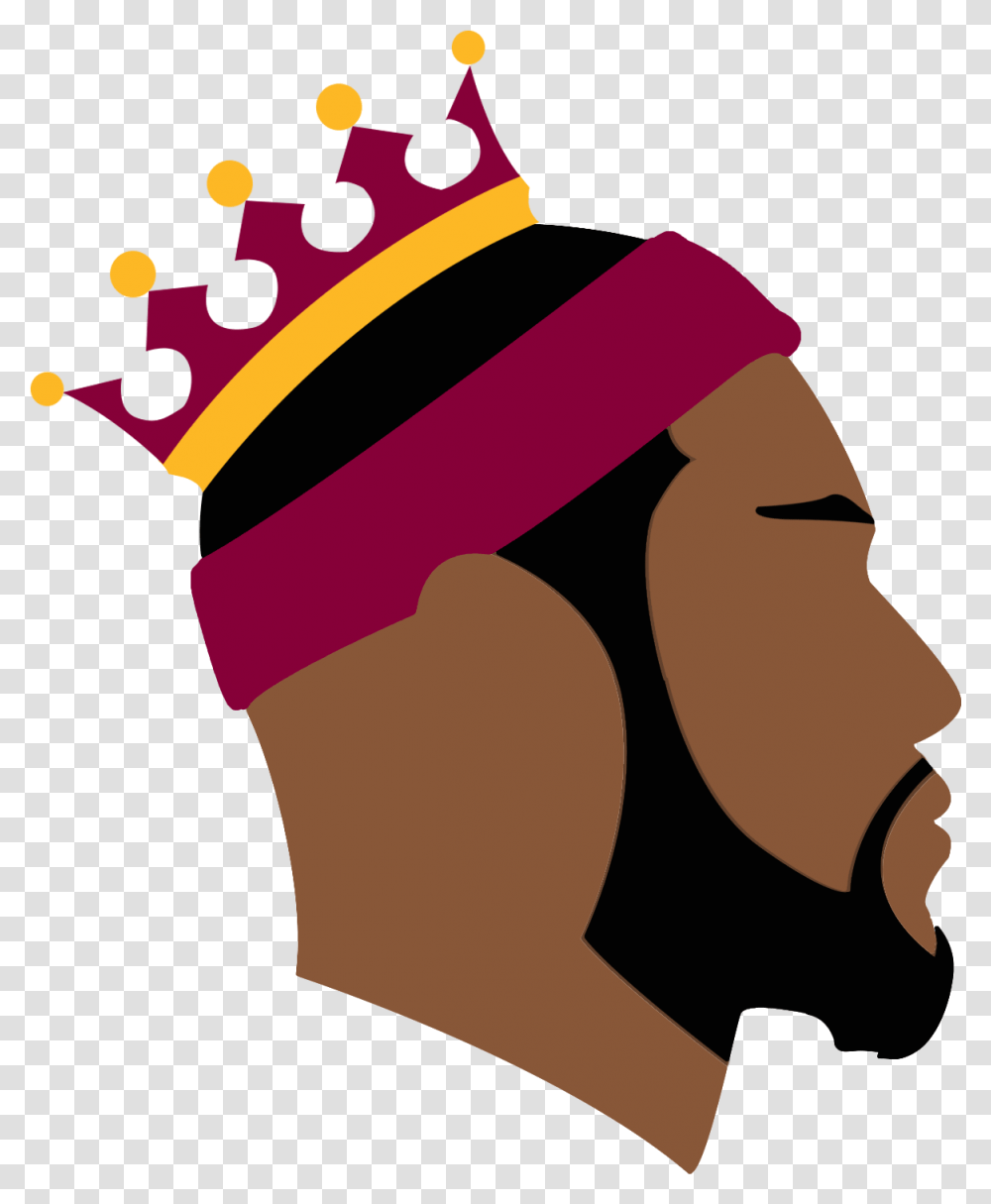 Cavs Fans What Do You Think Of This Lebron James Graphic Lebron James Clip Art, Apparel, Leisure Activities, Face Transparent Png