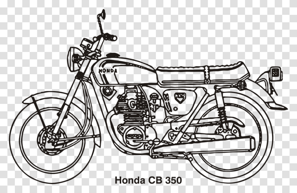 Cb Honda Motorcycles Honda Cb, Wheel, Machine, Vehicle, Transportation Transparent Png