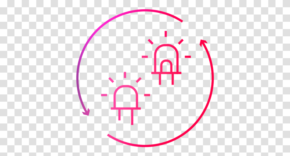 Cb Icons Sync Lights3 Circle, Neon Transparent Png