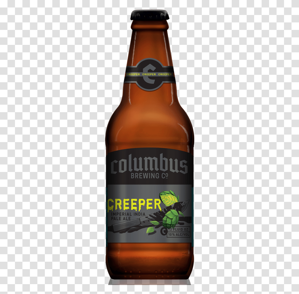 Cbc Creeper Bottle Go Kart Ghost Beer, Alcohol, Beverage, Drink, Lager Transparent Png