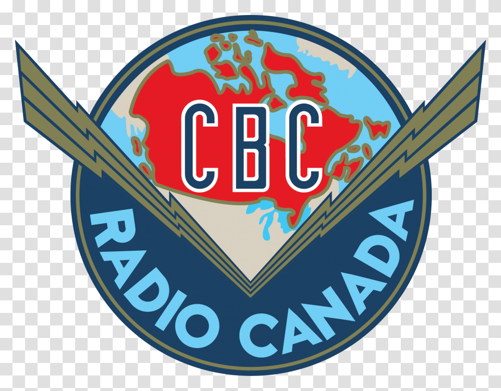 Cbc Logo 1940 Radio Canada Cbc Logo, Symbol, Label, Text, Badge Transparent Png