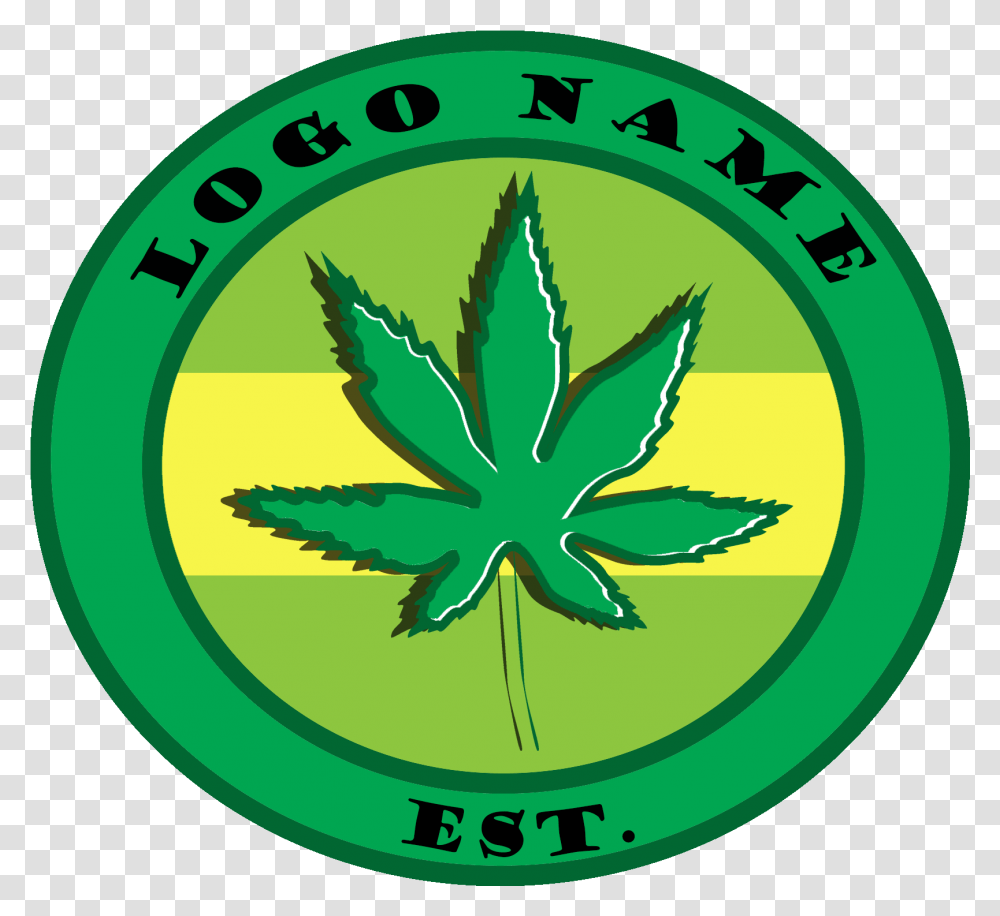 Cbd Company Logo Emblem, Plant, Weed, Symbol, Trademark Transparent Png