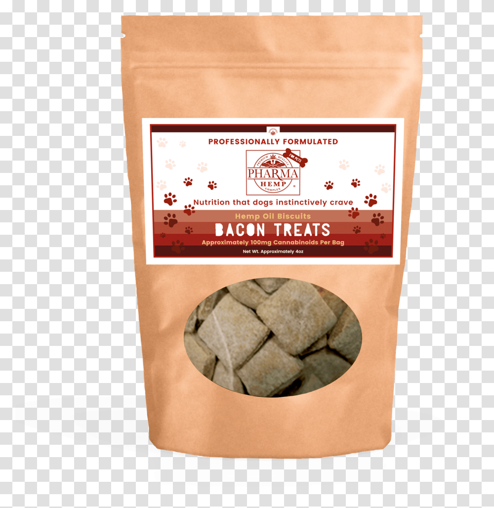 Cbd Hemp Oil Peanut Butter Bacon Treats For Dogs And, Food, Sweets, Sliced, Cracker Transparent Png