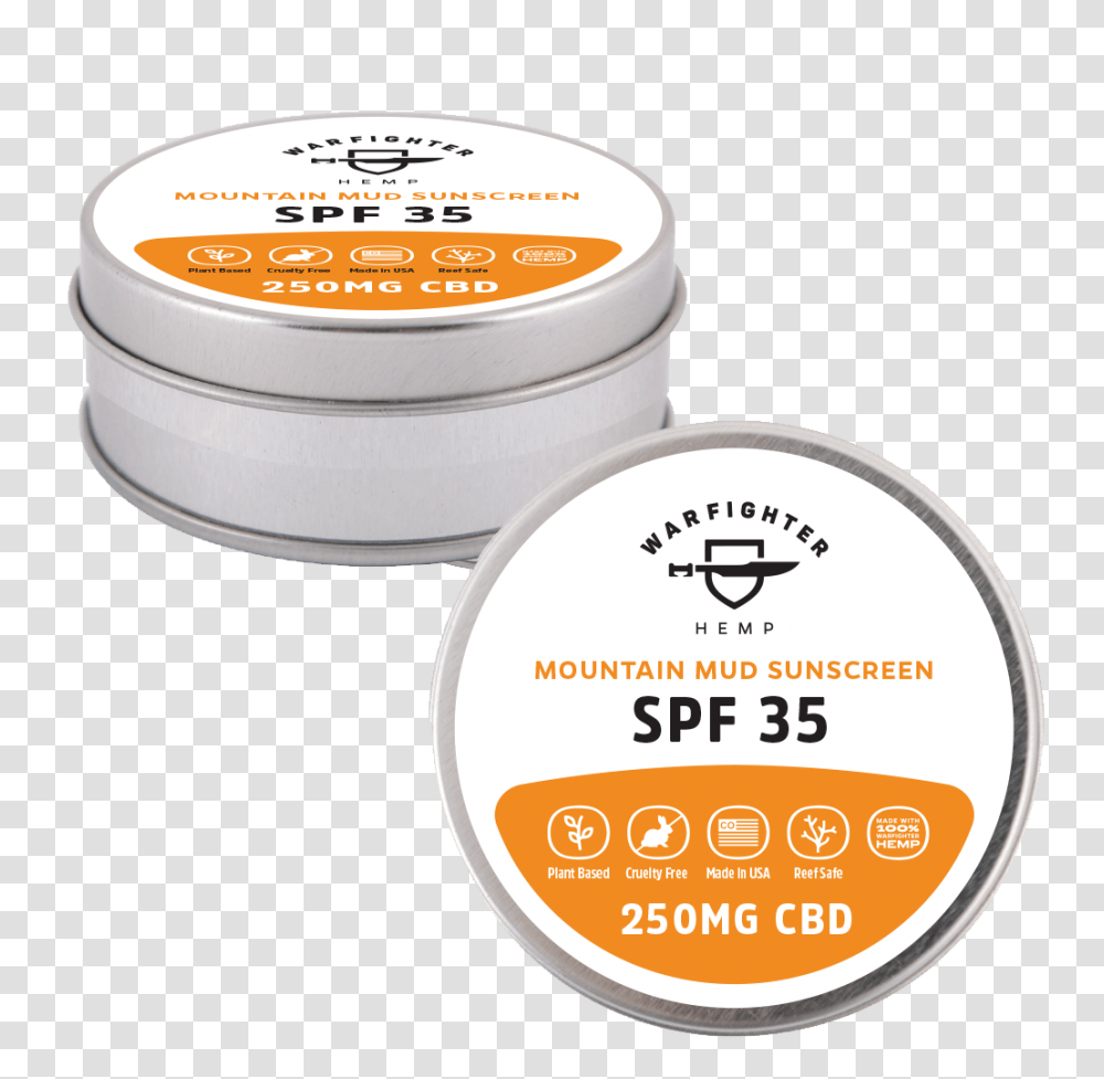 Cbd Mountain Mud Sunscreen Cosmetics, Tape, Bowl, Label Transparent Png