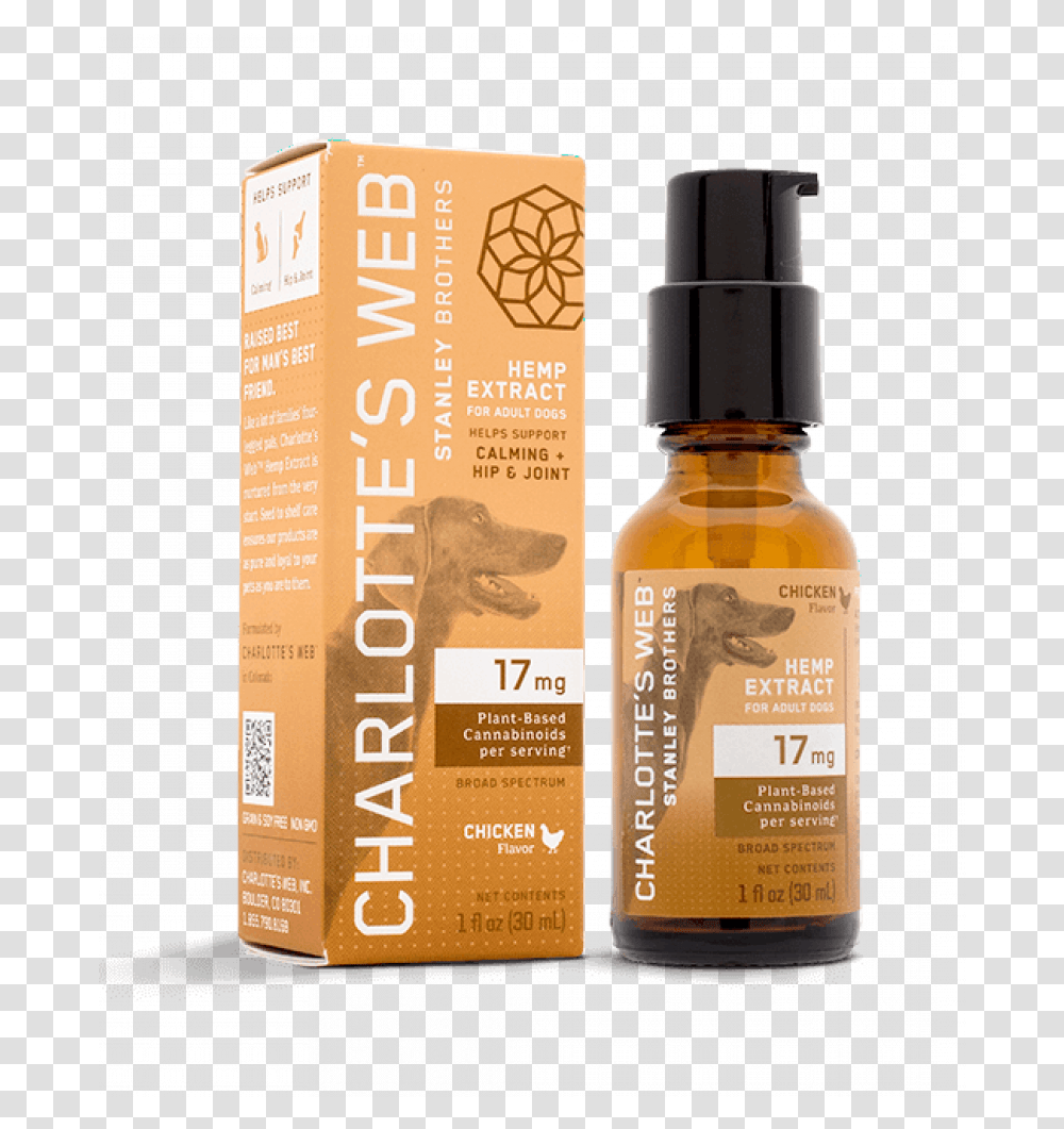 Cbd Oil Charlottes Web Brand, Bottle, Cosmetics, Label Transparent Png