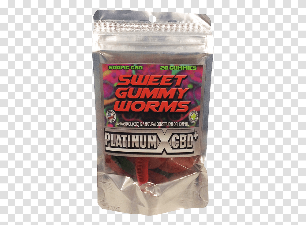 Cbd Platinum Sweet Gummy Worms Fictional Character, Plant, Food, Produce, Sweets Transparent Png