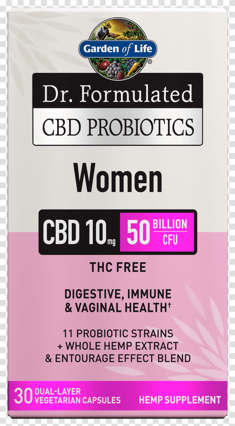 Cbd Probiotics Women 30 SoftgelsTitle Cbd Probiotics Garden Of Life Probiotics Cbd, Paper, Electronics, Flyer Transparent Png
