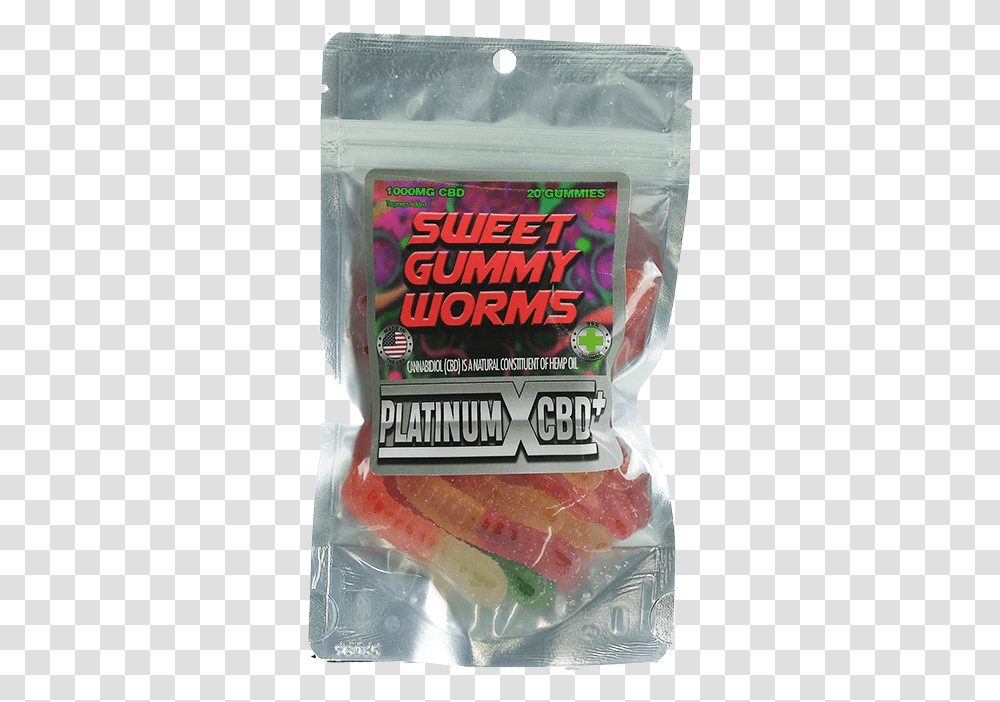Cbd Sweet Gummy Worms, Food, Plant, Pork Transparent Png