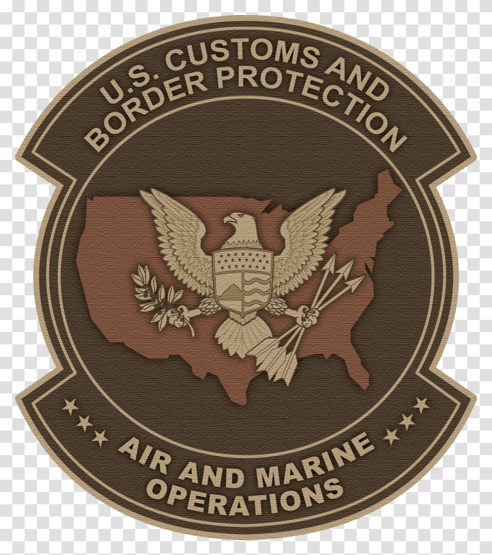 Cbp Air And Marine Operations Emblem Cbp Air And Marine Patch, Logo, Trademark, Rug Transparent Png
