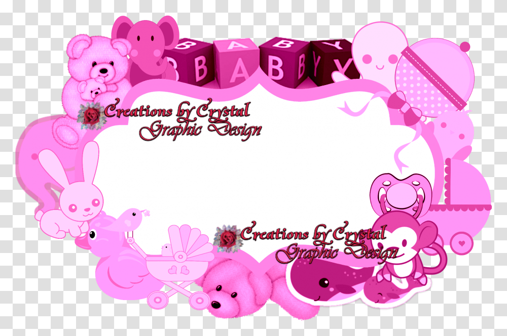 Cbycgraphicdesign Custom Borders Baby Birth Announcements Baby Boy Border Design, Floral Design Transparent Png