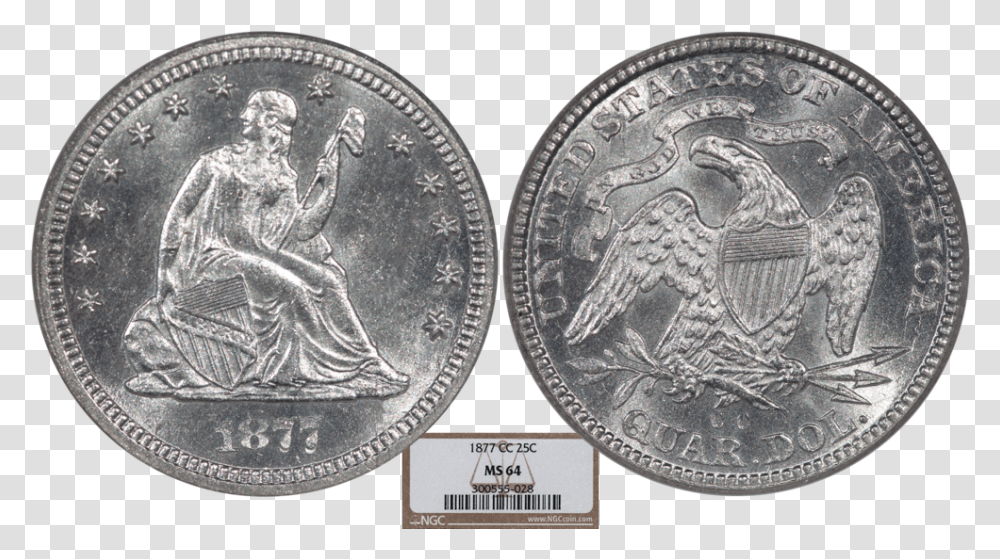 Cc Liberty Seated Quarter Dollar 25c Southgate, Dime, Coin, Money, Nickel Transparent Png