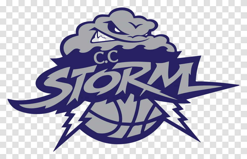 Cc Lightning Logo Logodix Cc Storm Aau Basketball, Text, Symbol, Label, Graphics Transparent Png