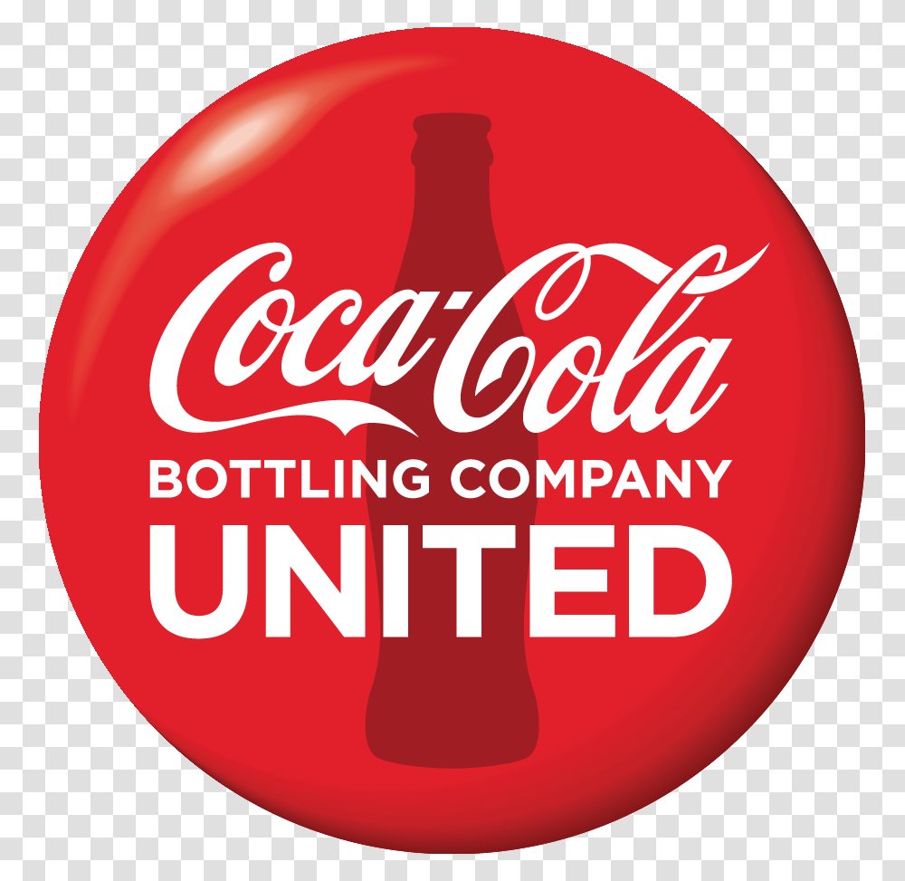 Cc United Co Logo Coca Cola United Logo, Coke, Beverage, Drink, Ketchup Transparent Png