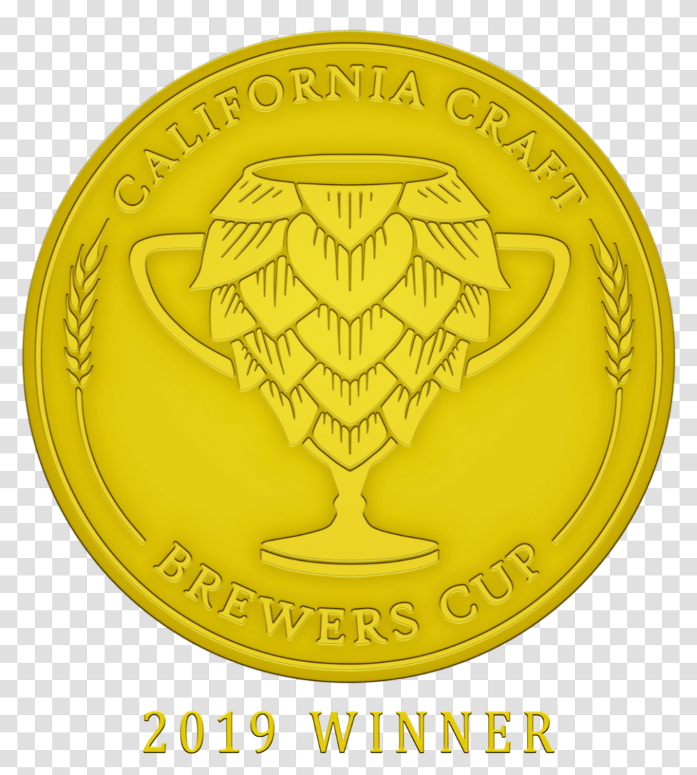 Ccbc Logo Gold California Craft Brewers Cup Medal, Coin, Money, Nickel, Dime Transparent Png
