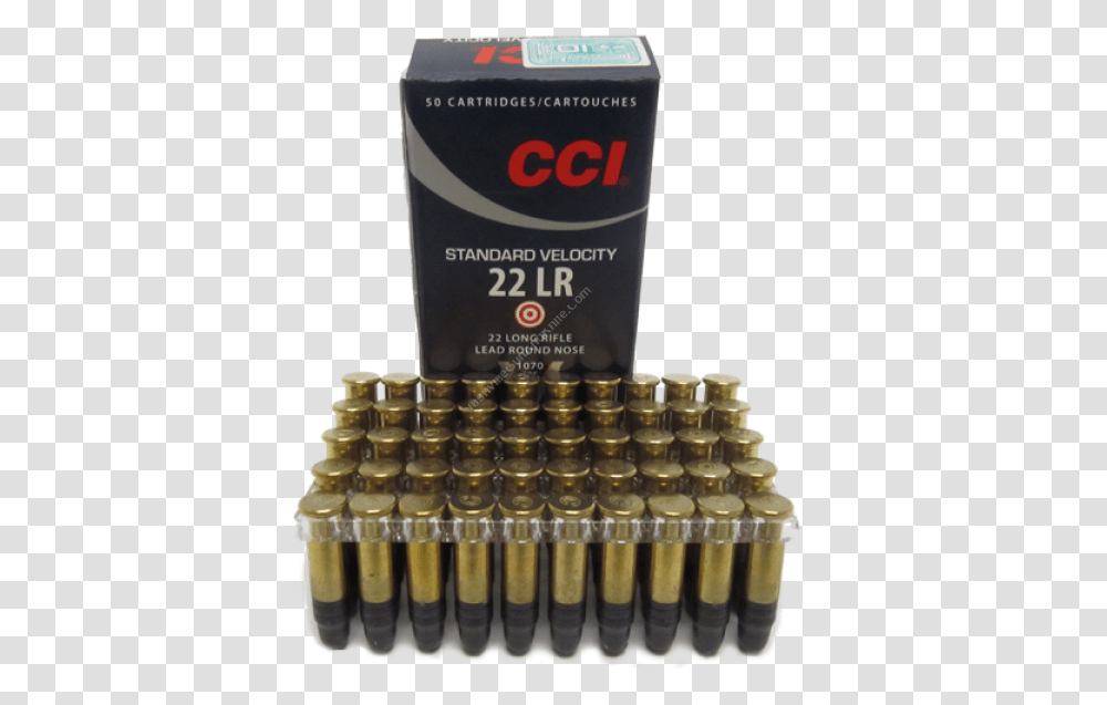 Cci Standard Velocity 22 Lr Cci Standard, Weapon, Weaponry, Ammunition, Bullet Transparent Png