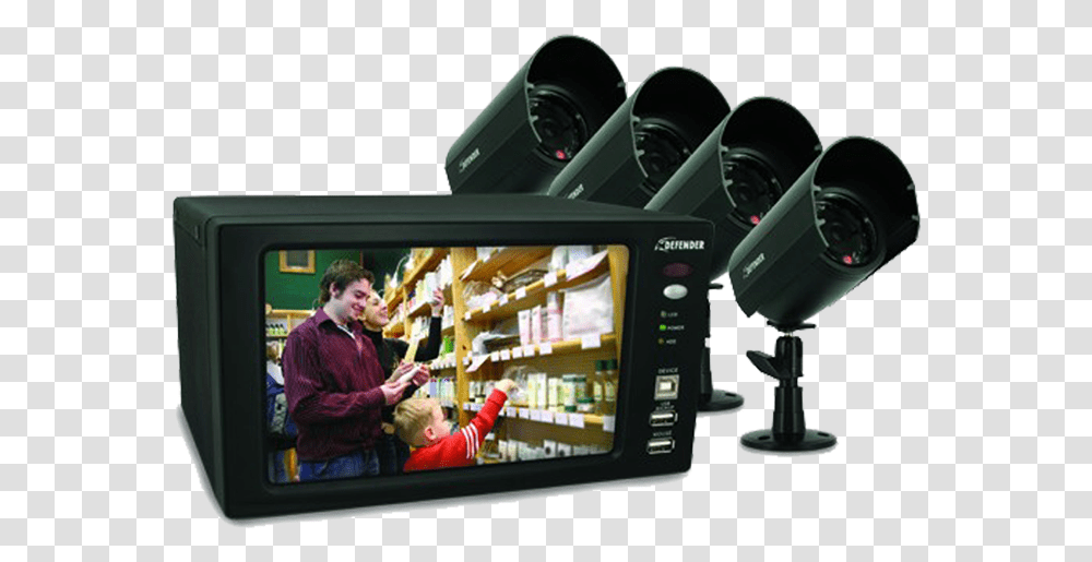 Cctv Camera Dealer Gurgaon Video Camera, Person, Monitor, Screen, Electronics Transparent Png