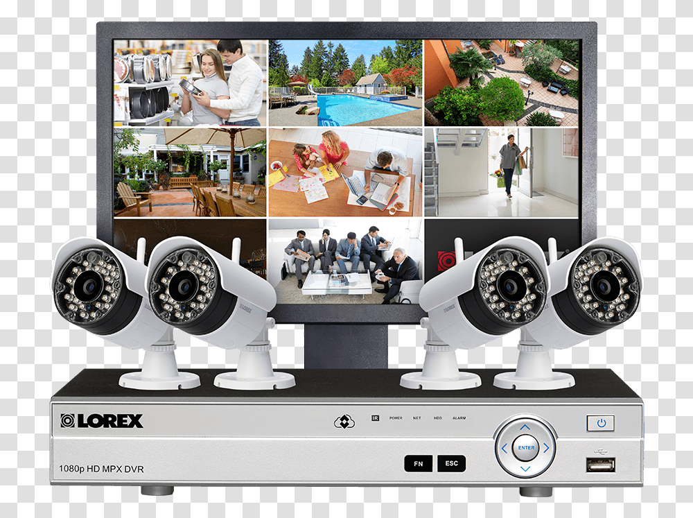 Cctv Camera System, Person, Cooktop, Indoors, Screen Transparent Png
