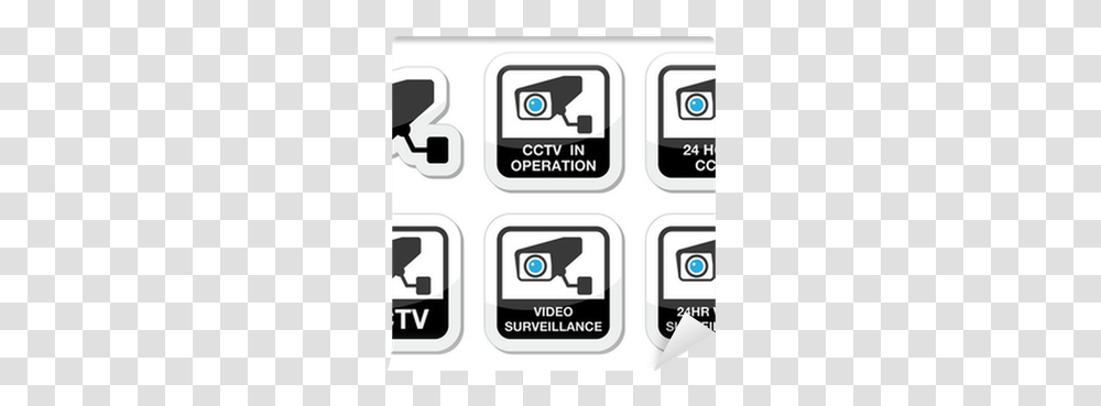 Cctv Camera Video Surveillance Icons Technology Applications, Electronics, Computer, Hardware, Stereo Transparent Png