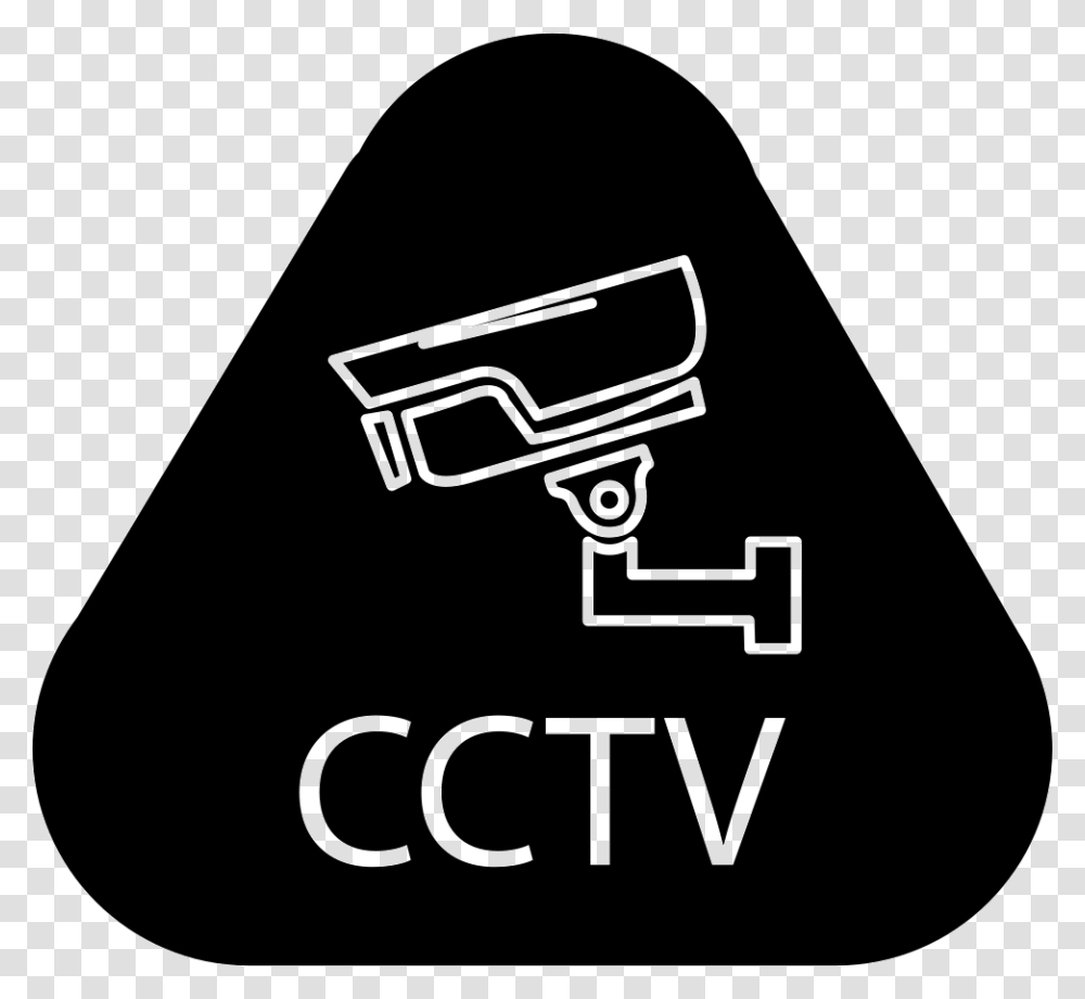Cctv Clipart Cctv Symbol, Label, Sticker, Stencil Transparent Png