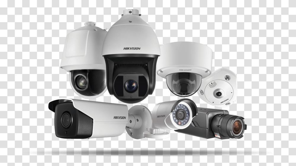 Cctv Systems Hikvision Camera, Electronics, Helmet, Apparel Transparent Png