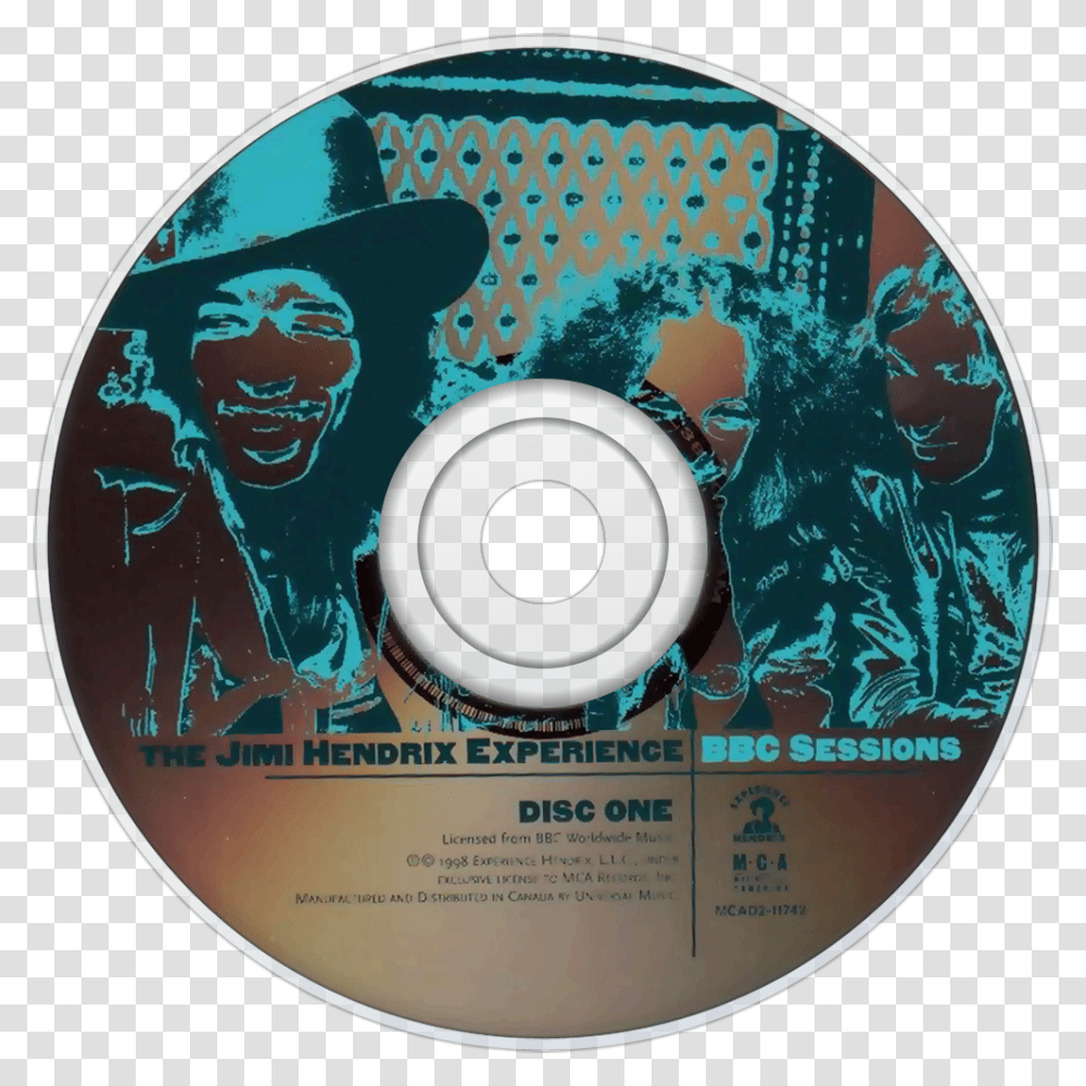 Cd Cover Jimi Hendrix Experience Bbc Sessions, Disk, Dvd, Person, Human Transparent Png
