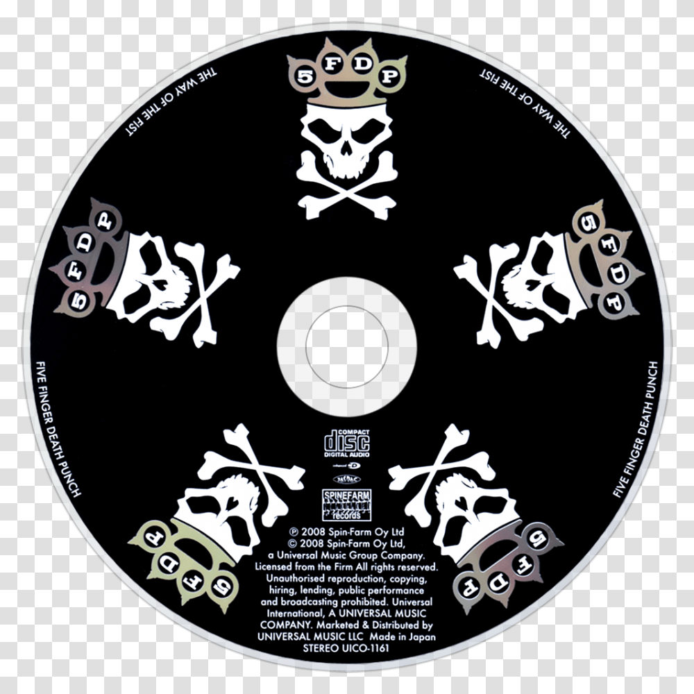Cdart Artwork Five Finger Death Punch, Disk, Dvd, Poster, Advertisement Transparent Png