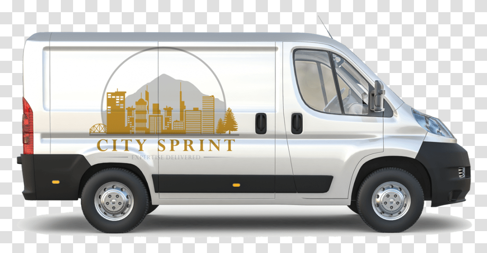 Cdf Branded Van Transit Courier Mca Van 2019, Vehicle, Transportation, Minibus, Truck Transparent Png