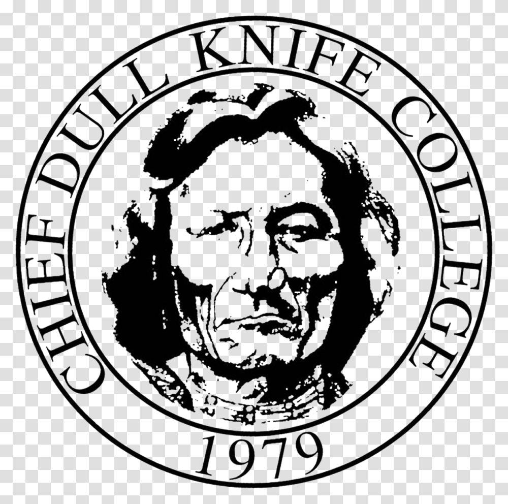 Cdkc Logo Chief Dull Knife College, Trademark, Badge, Person Transparent Png