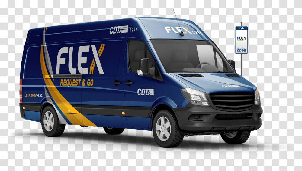 Cdta Flex Van Vehicle Branding, Transportation, Minibus, Moving Van, Caravan Transparent Png