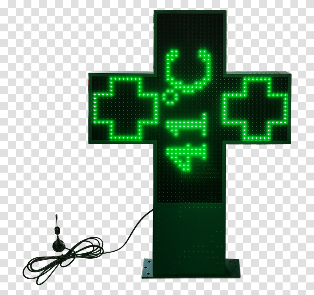 Ce Rohs Customize Outdoor P10p16 P20 P25 Led Pharmacy Cross, Green, Minecraft Transparent Png