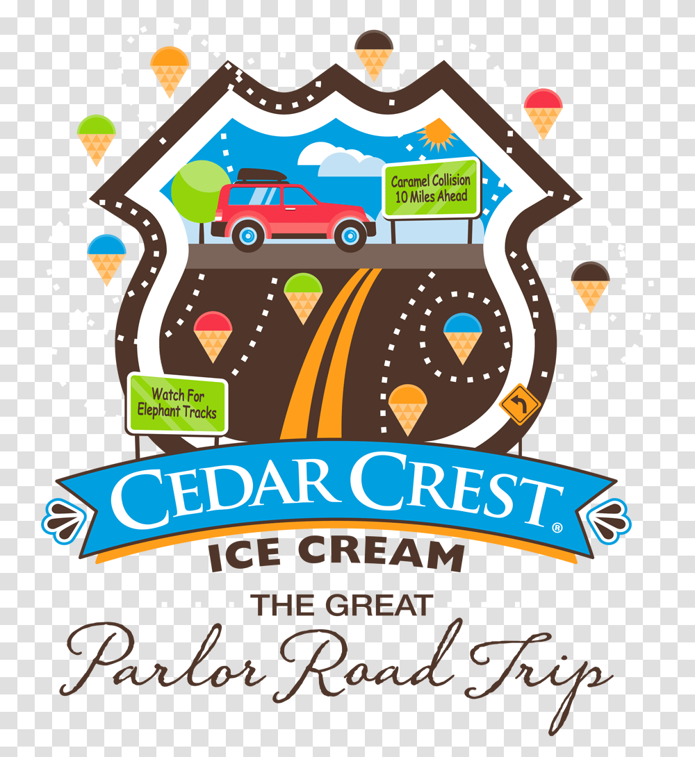 Cedar Crest Ice Cream, Advertisement, Poster, Flyer, Paper Transparent Png