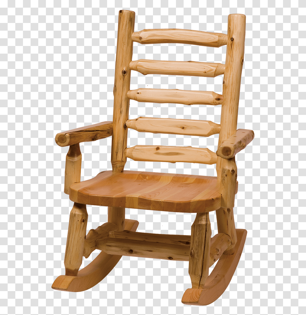 Cedar Rocking Chairs Log Rocking Chair, Furniture, Armchair Transparent Png