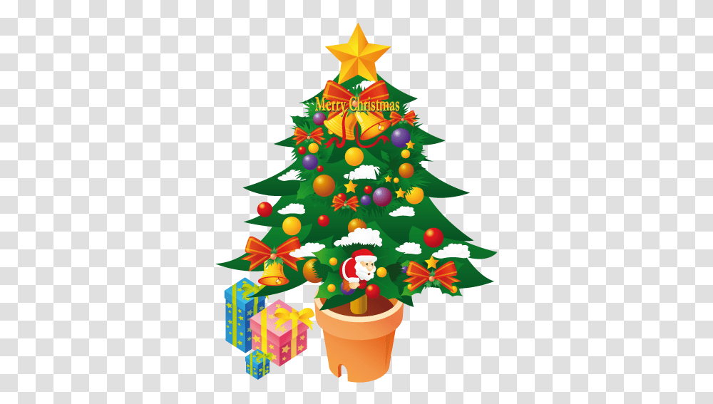 Cedar Tree Icon Vector Clipart Christmas Tree, Plant, Ornament, Star Symbol Transparent Png