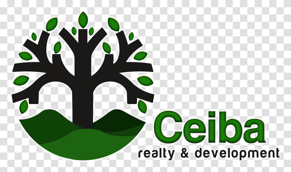 Ceiba Logo Ceiba Realty, Plant, Leaf, Trademark Transparent Png