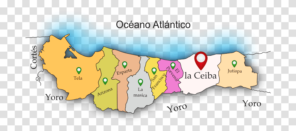 Ceiba Mapa, Diagram, Plot, Atlas, Sea Transparent Png