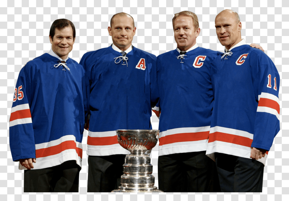 Celebrate 25 Years With Members Of The New York Rangers 1994 New York Rangers, Person, Human, Tie, Accessories Transparent Png