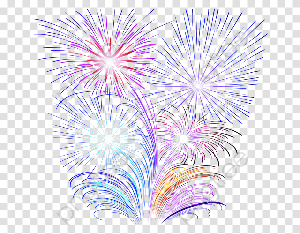 Celebrate Clipart Firework Celebration Fireworks, Nature, Outdoors, Night, Crowd Transparent Png