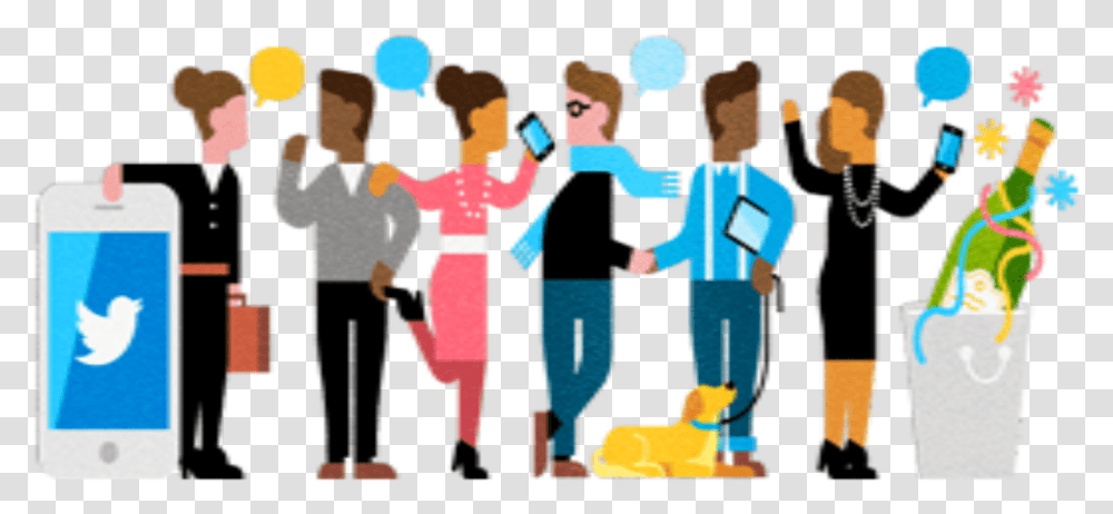Celebrate Clipart Social Event Social Media Community, Person, Crowd, Audience, People Transparent Png