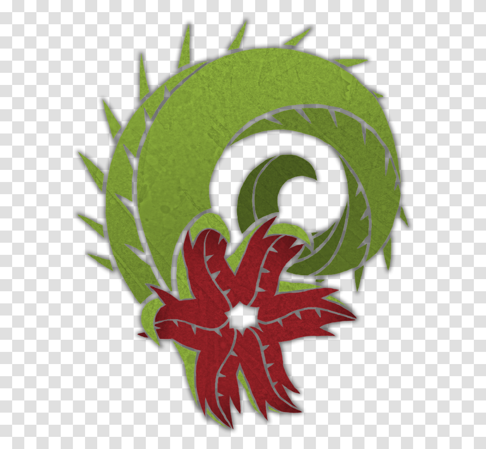 Celebrate Guild Wars 2s Anniversary Art, Leaf, Plant, Dragon, Symbol Transparent Png