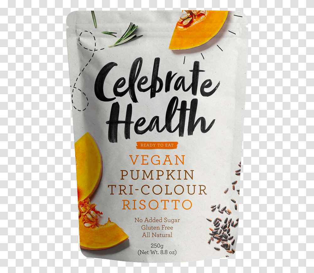 Celebrate Health Pumpkin Tri Colour Risotto Feature Arts, Plant, Food, Paper Transparent Png