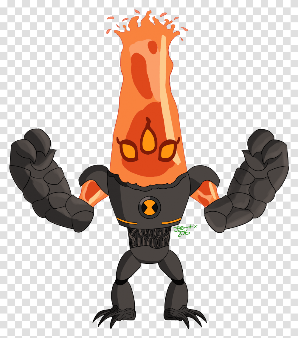 Celebrating 10 Years Of Your Omniverse Ben 10 Alien De Lava, Toy, Animal, Mammal, Hand Transparent Png