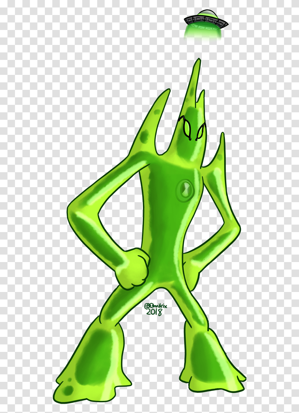 Celebrating 10 Years Of Your Omniverse Cartoon, Plant, Green, Alien, Scissors Transparent Png
