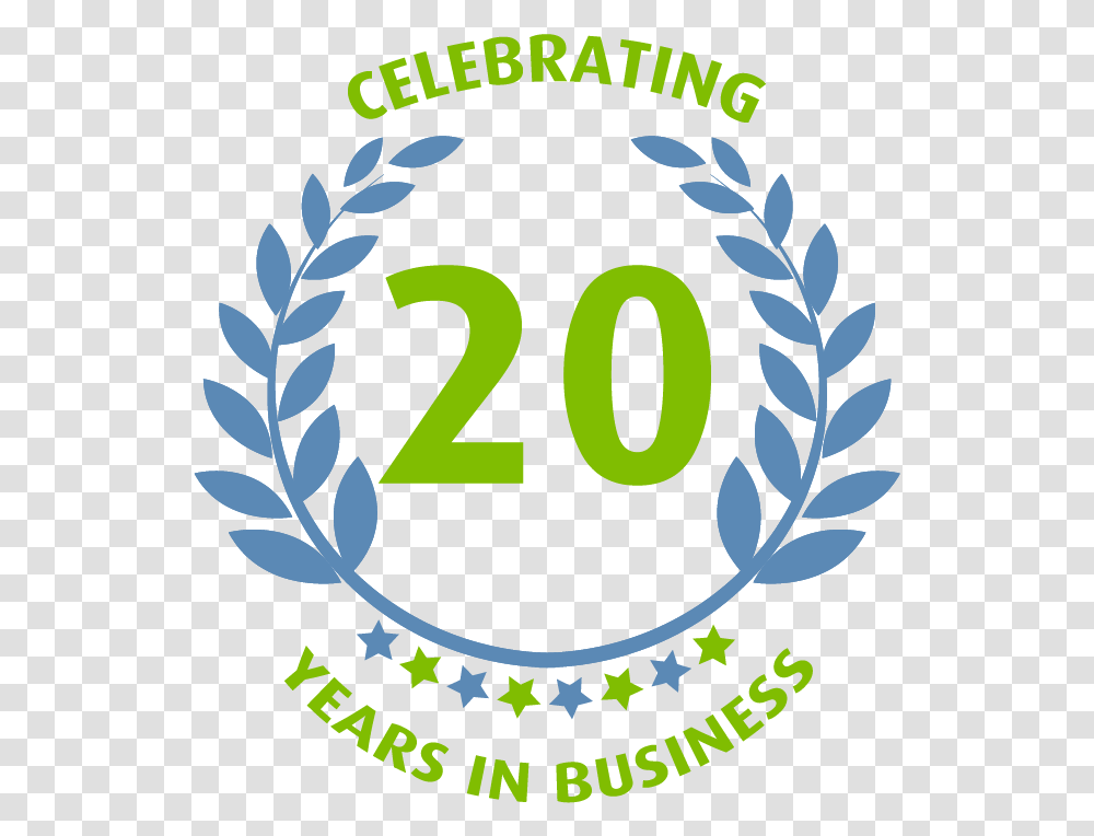 Celebrating 20 Years In Business 20 Years Of Excellence Logo, Number, Poster Transparent Png
