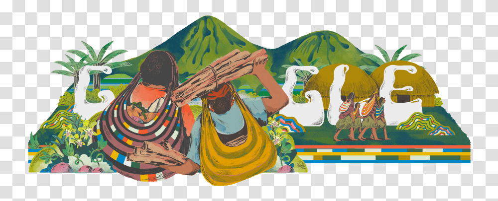 Celebrating Noken Papua Noken Papua Google Doodle, Art, Painting, Modern Art, Graphics Transparent Png