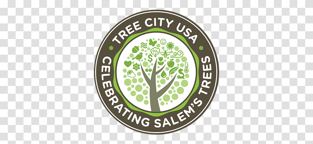 Celebrating Salems Trees Logo City Of Fort Lauderdale, Label, Text, Symbol, Sticker Transparent Png
