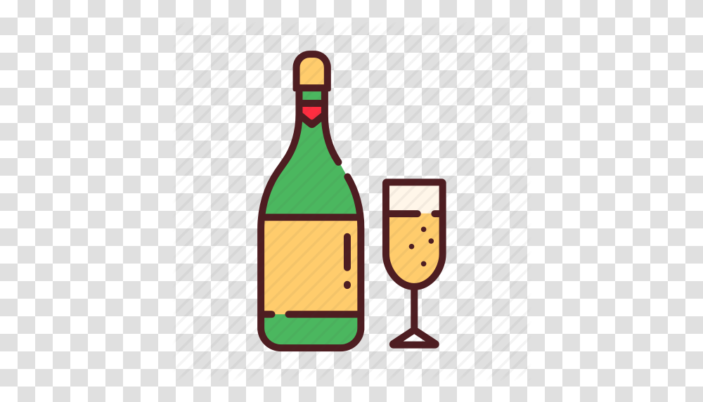 Celebration Champagne Cheers Christmas Party Wine Xmas Icon, Alcohol, Beverage, Drink, Bottle Transparent Png