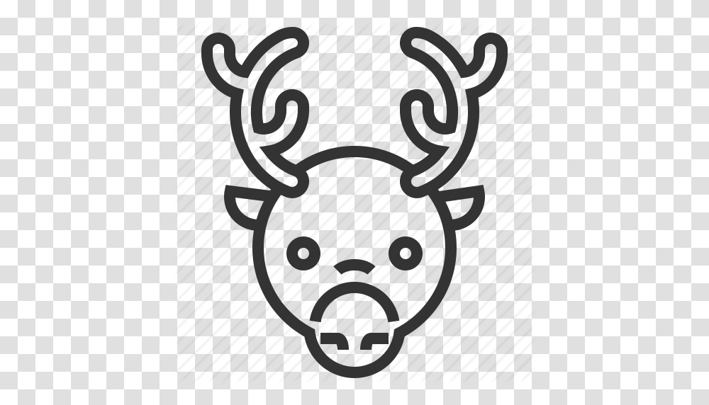 Celebration Christmas Deer Holiday Merry Reindeer Xmas Icon, Poster, Advertisement, Label Transparent Png
