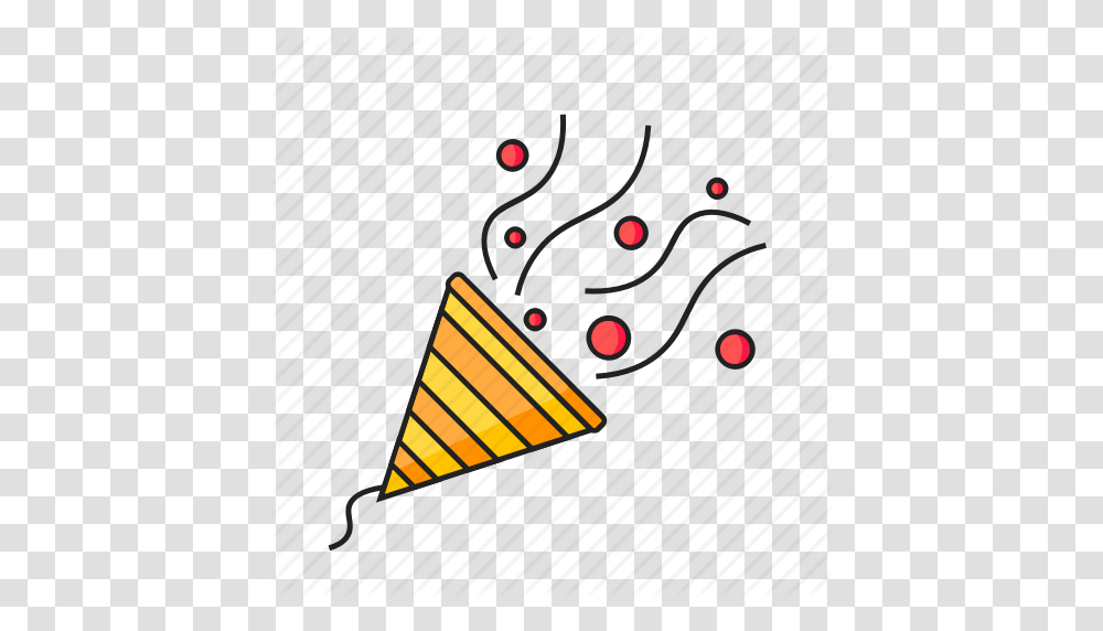 Celebration Confetti Party Popper Icon, Triangle, Paper, Lighting Transparent Png